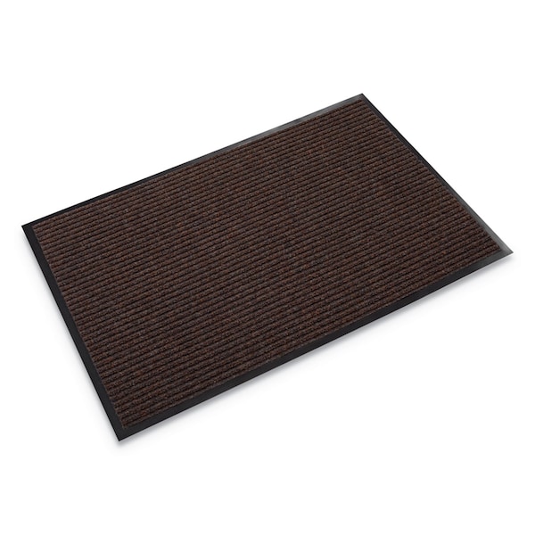 Floor Mat, 0.38" Thick, Brown, 36 in W x 120 in L